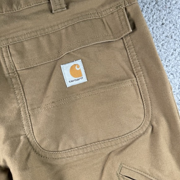 Carhartt Pants Mens 38x30 Brown Full Swing Cryder Dungaree Cargo Utility Work - Picture 8 of 14